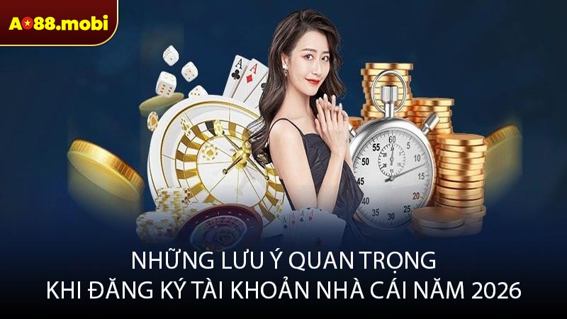 Những lưu ý quan trọng khi đăng ký tài khoản nhà cái năm 2026
